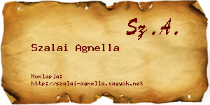 Szalai Agnella névjegykártya